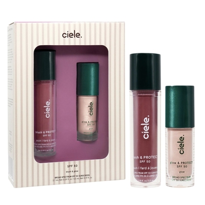 预*定限量ciele防晒腮红液5.5ml高光蜜2.7ml套装提亮液液体胭脂蜜