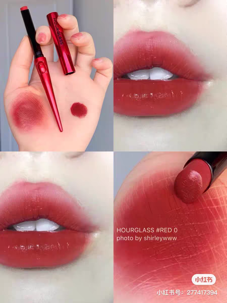 部分现货Hourglass2021年限量昆虫红管烟管口红red 0/You Make Me