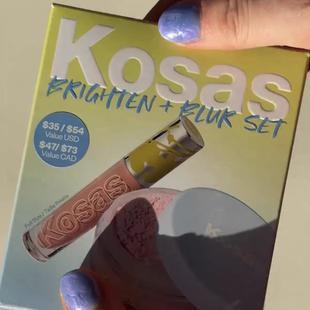 预*定 Kosas校色遮瑕液+定妆散粉套装Brighten Blur Set遮瑕+蜜粉