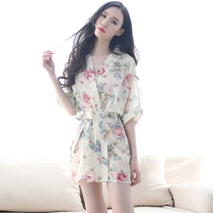 睡裙女夏季薄款诱惑大码套装小胸性惑火辣内衣夜火
