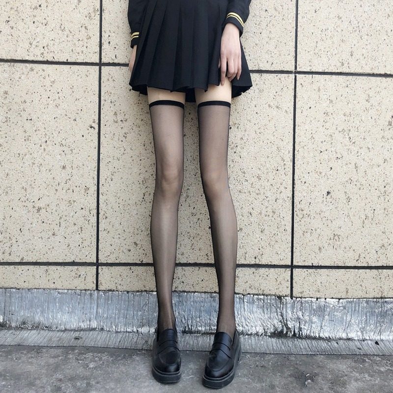 高筒过膝袜黑丝袜蕾丝夏季超薄长筒袜jk网红超火半截防勾丝ins潮,女士内衣/男士内衣/家居服,长筒袜,淘宝优惠券,粉丝福利购,淘宝优惠卷