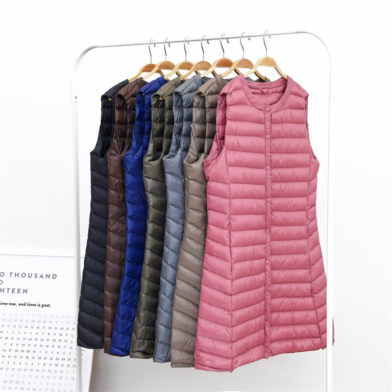 new pattern Autumn and winter Light and thin Down Jackets Vest lady T-shirts Mid length version vest Self cultivation keep warm coatin the Women's clothing/Boutique , Down  category - from Buy2taobao.com to provide professional Taobao agent buy service