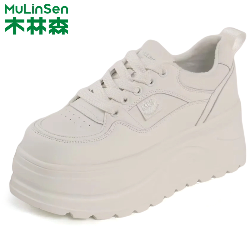 木林森时尚休闲板鞋女士棉鞋