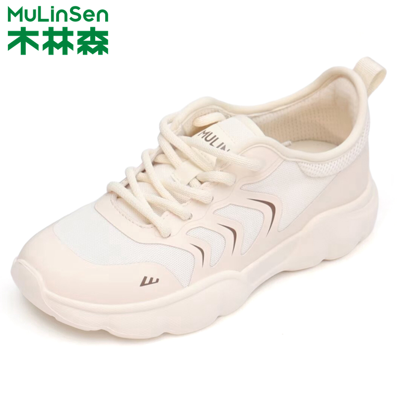 木林森女款百搭透气舒适跑步鞋