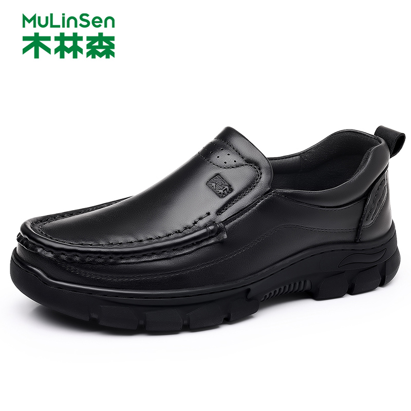 木林森男鞋懒人驾车商务休闲鞋