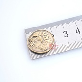 风林火山ASP金属章背胶魔术贴战术士气章LOGO旅纪念五星金属徽章