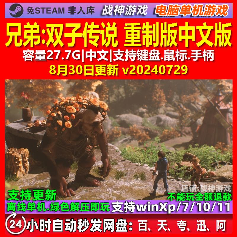兄弟双子传说 重制版 中文版 电脑PC单机游戏图片