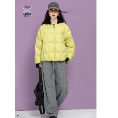 25秋冬女款短款时尚羽绒服以旧翻新定制订做加厚加绒yzbt52033
