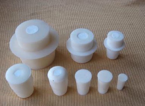 高品质试管硅胶塞，三角瓶硅胶塞45-52mm 配2000ml三角瓶单个价格