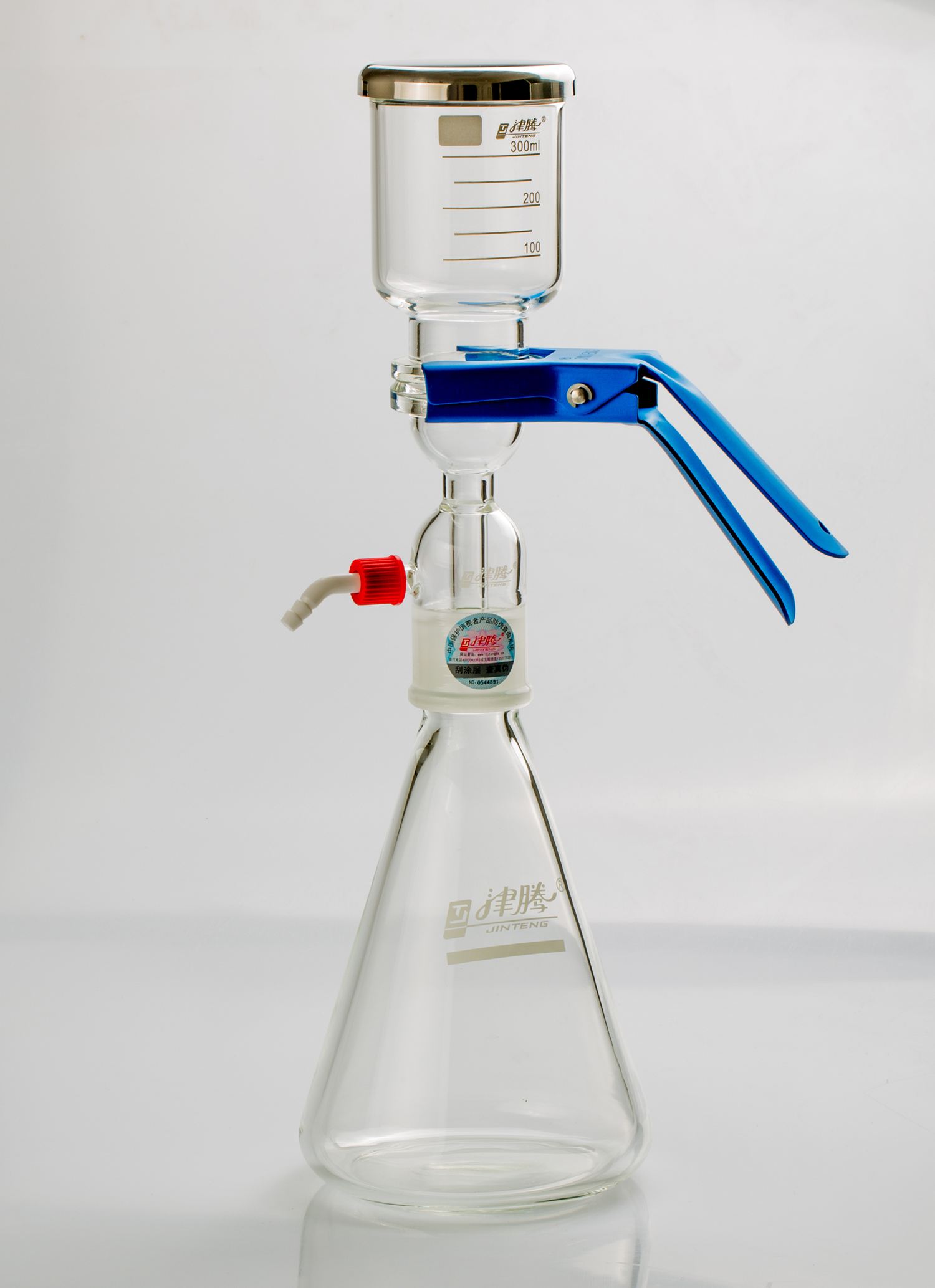津腾溶剂过滤器1000/ 2000ml 砂芯过滤装置 抽滤瓶 微孔滤膜抽滤