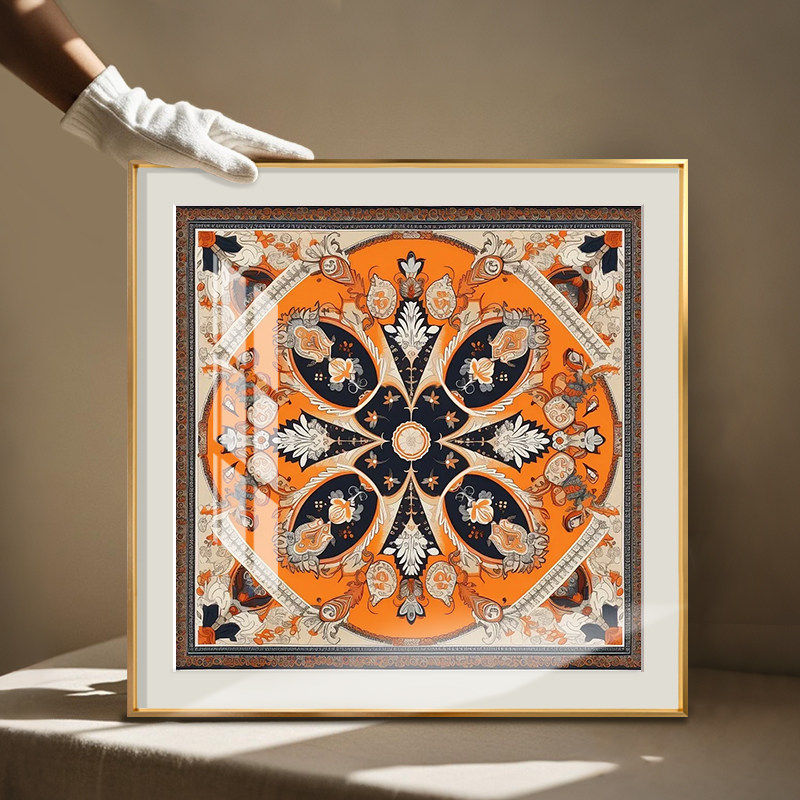 丝巾裱框磁吸装饰diy画框空框70x70扎染装裱定制90x90大相框挂墙,家居饰品,相框/画框,淘宝优惠券,粉丝福利购,淘宝优惠卷