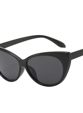 欧美个性潮流时尚太阳镜 猫眼墨镜女款圆脸墨镜 速卖通热款HOT