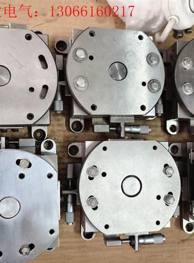 110x110台面XYR三轴精密微调平台,三层组合高度57m(请询价)