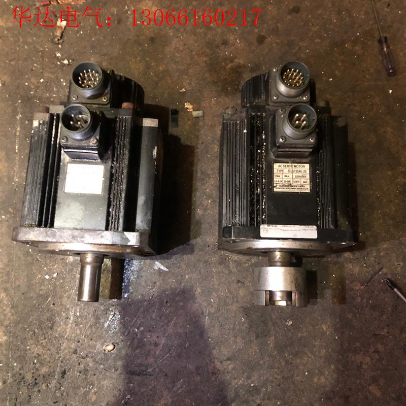 大森伺服电机SCG130A6-25,有2只,功能正常,运费倒(请询价)