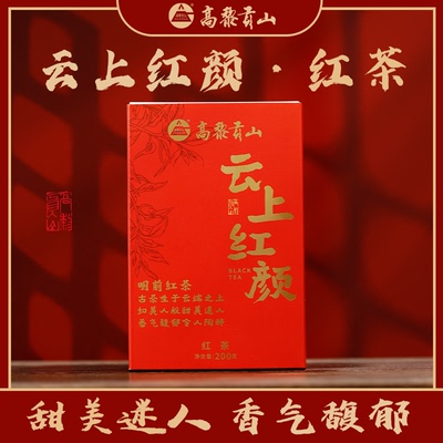 高黎贡山2025云上红颜滇红茶乌金丝工夫红茶焦糖香袋装散浓香茶叶
