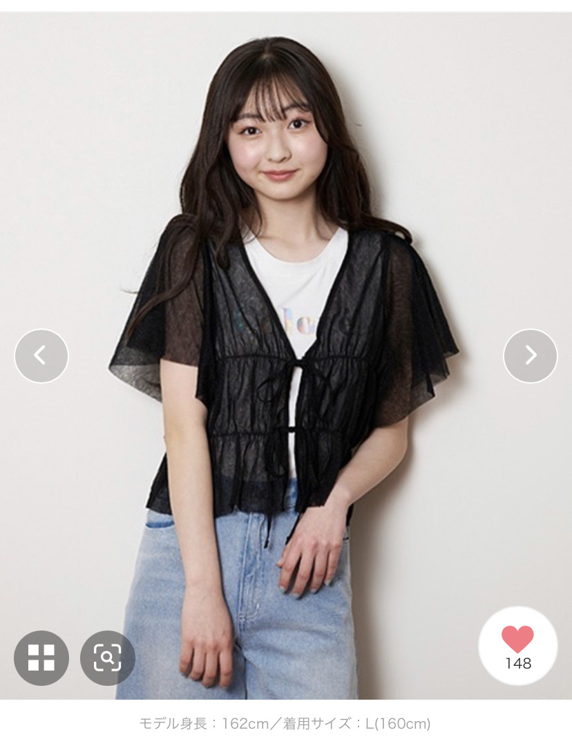 不退换日系夏季新品女童大童LTC 薄纱系带上衣套装两件套