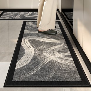 厨房地垫防水防滑防油可擦免洗耐脏脚垫新款 家用厨房专用定制地毯