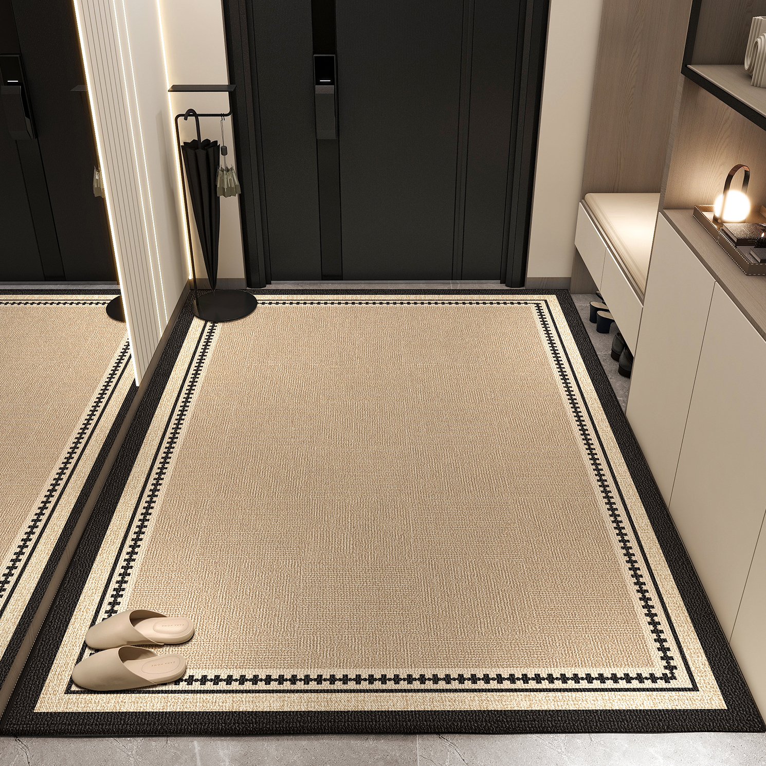 入户门地垫进门地毯高级门口垫子家用门垫玄关入户客厅脚垫可裁剪