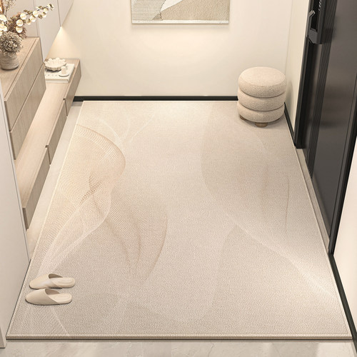 新款入户门地垫奶油风轻奢高级简约地毯门垫家用意式防滑脚垫定制