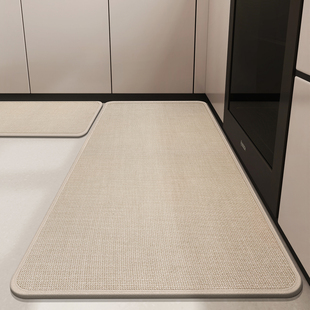 厨房地垫防滑防油可擦免洗地毯2025新款 脚垫吸水吸油耐脏免清洗