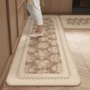 厨房地垫防滑防油可擦免洗地毯垫2026新款 防水耐脏专用吸水脚垫子