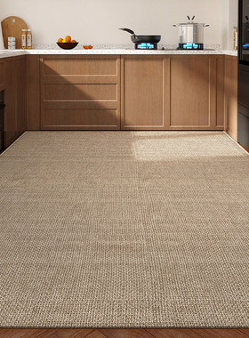 厨房地垫防滑防油可擦免洗耐脏门垫家用进门防水可定制满铺厚地毯