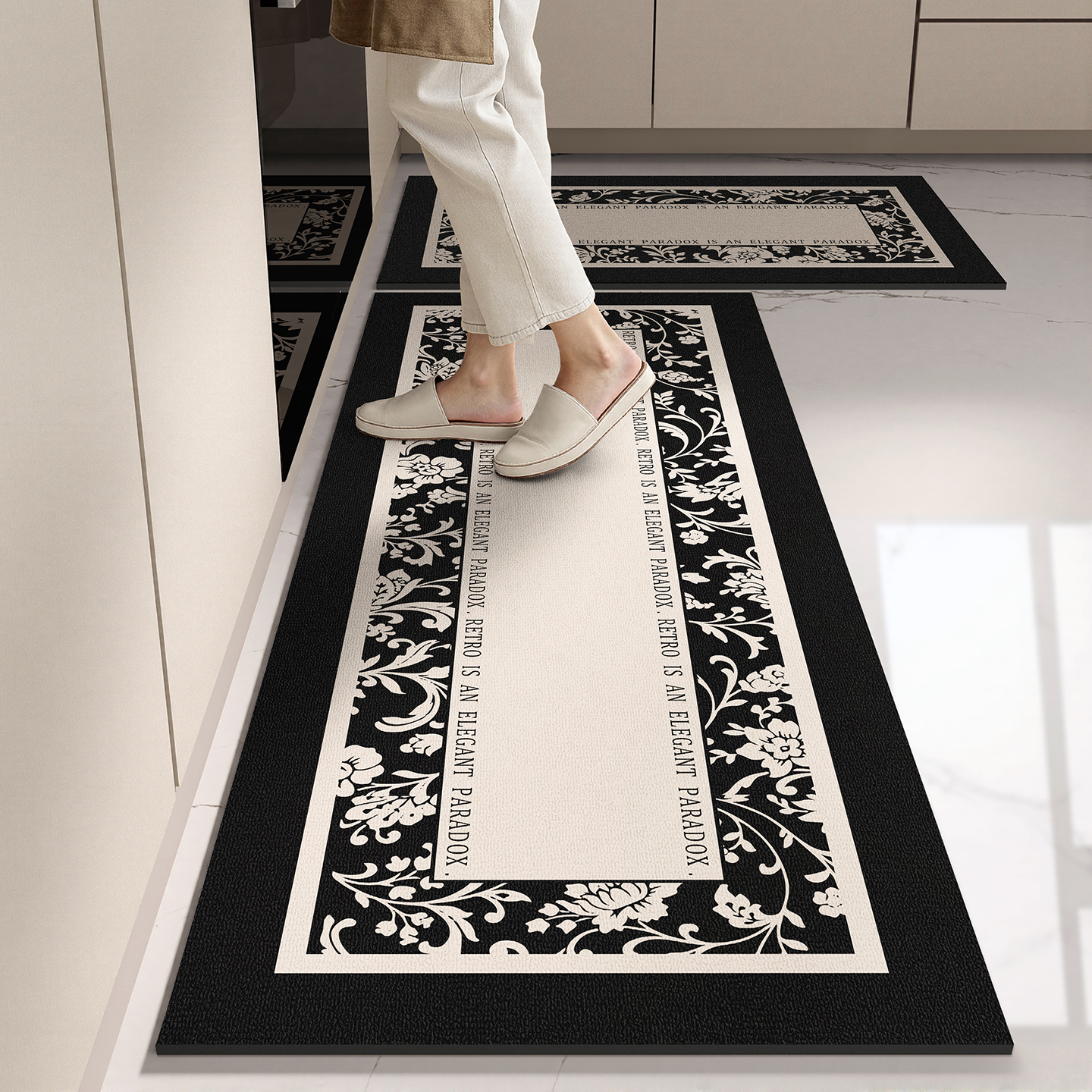 科技布厨房地垫防摔防油