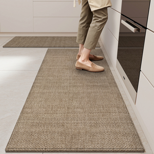 厨房地垫长条防油防水可擦免洗加厚耐磨耐脏脚垫厨房门口地毯垫子