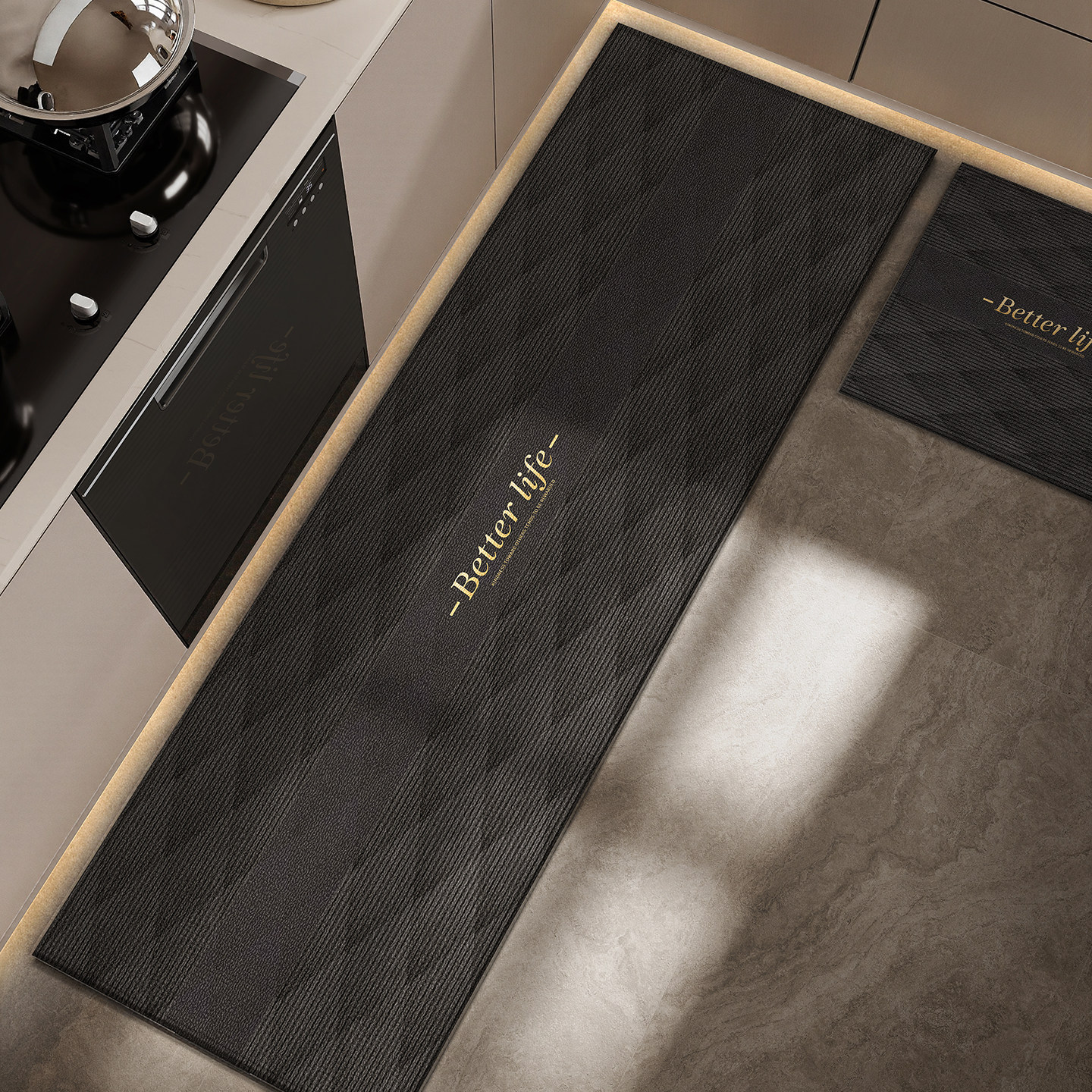 免洗厨房地垫防滑防油专用加厚垫耐脏脚垫可擦防水门口高级地毯垫,居家布艺,厨房地垫,淘宝优惠券,粉丝福利购,淘宝优惠卷