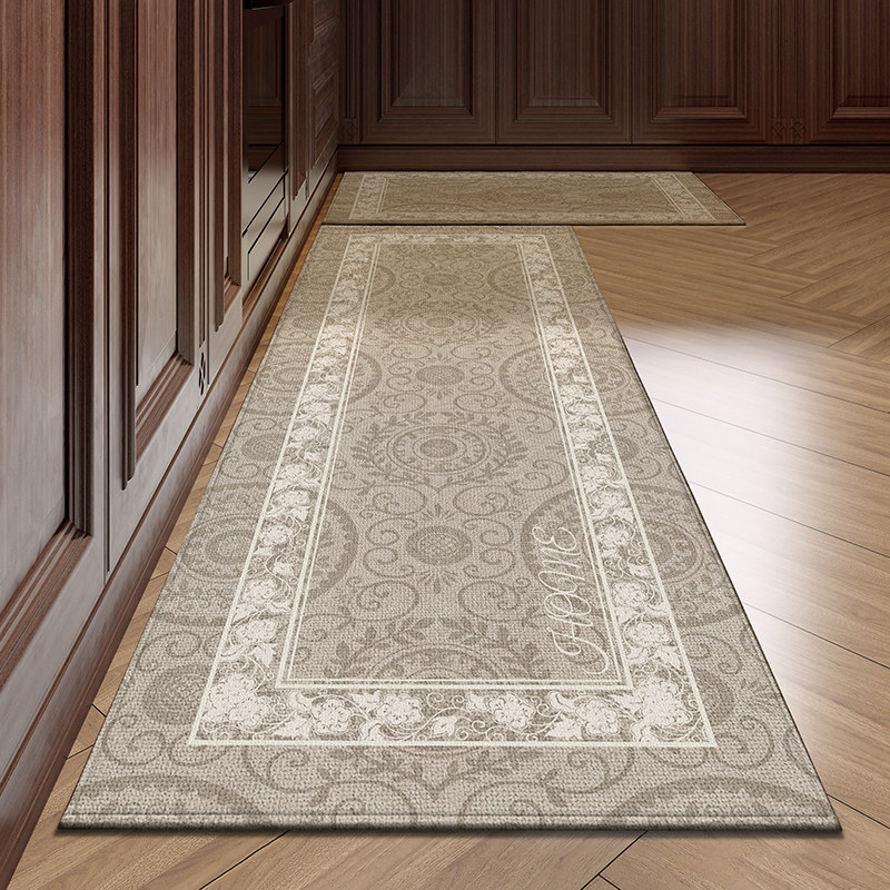 简约现代短绒地垫厨房专用防水防滑耐脏地毯垫家用灶台脚垫可裁剪,居家布艺,厨房地垫,淘宝优惠券,粉丝福利购,淘宝优惠卷