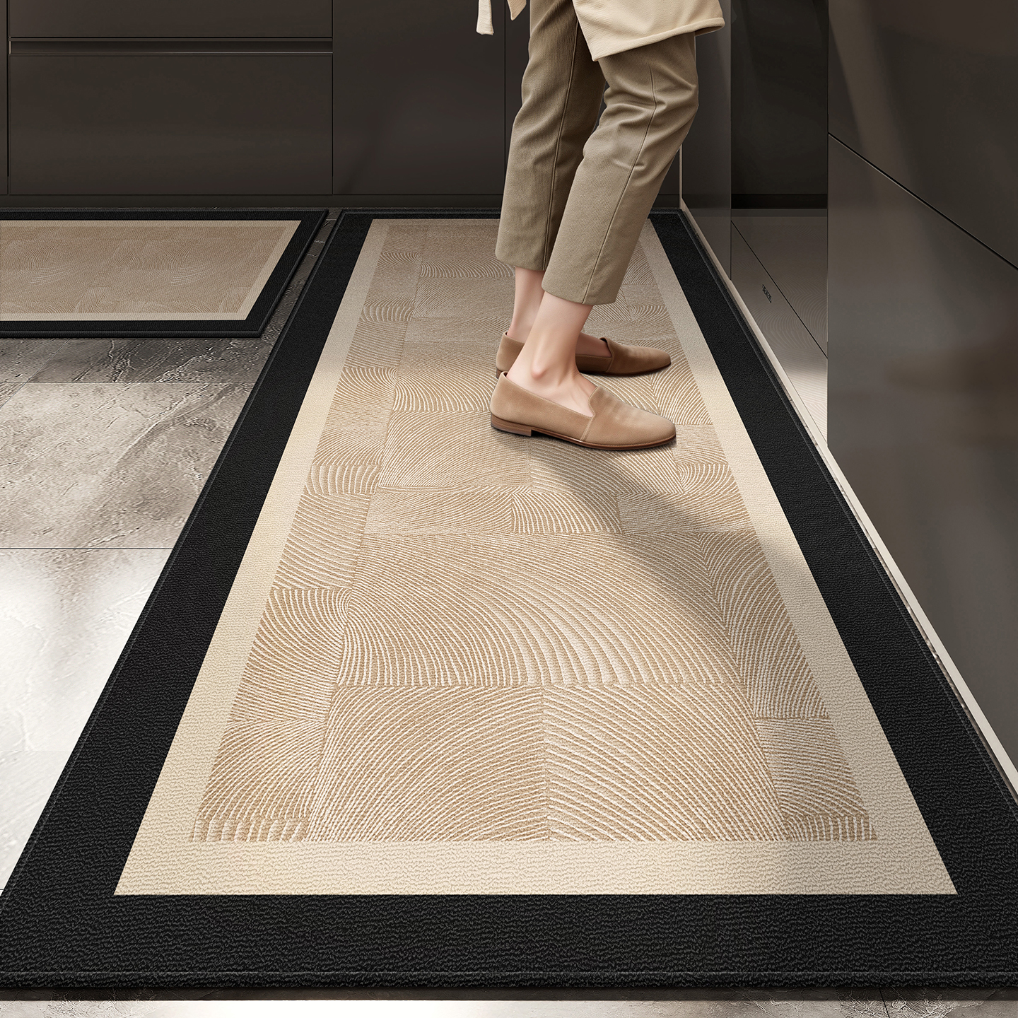 厨房地垫防滑防油防水可擦洗