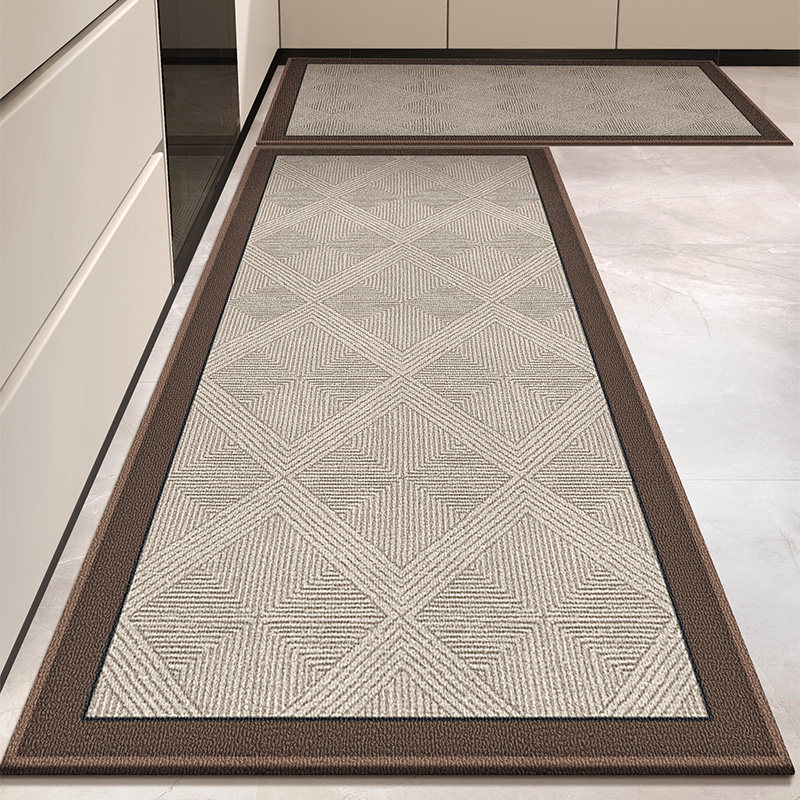 厨房防滑防油地垫现代简约风耐脏防摔厨房专用地垫防水防滑垫家用,居家布艺,厨房地垫,淘宝优惠券,粉丝福利购,淘宝优惠卷