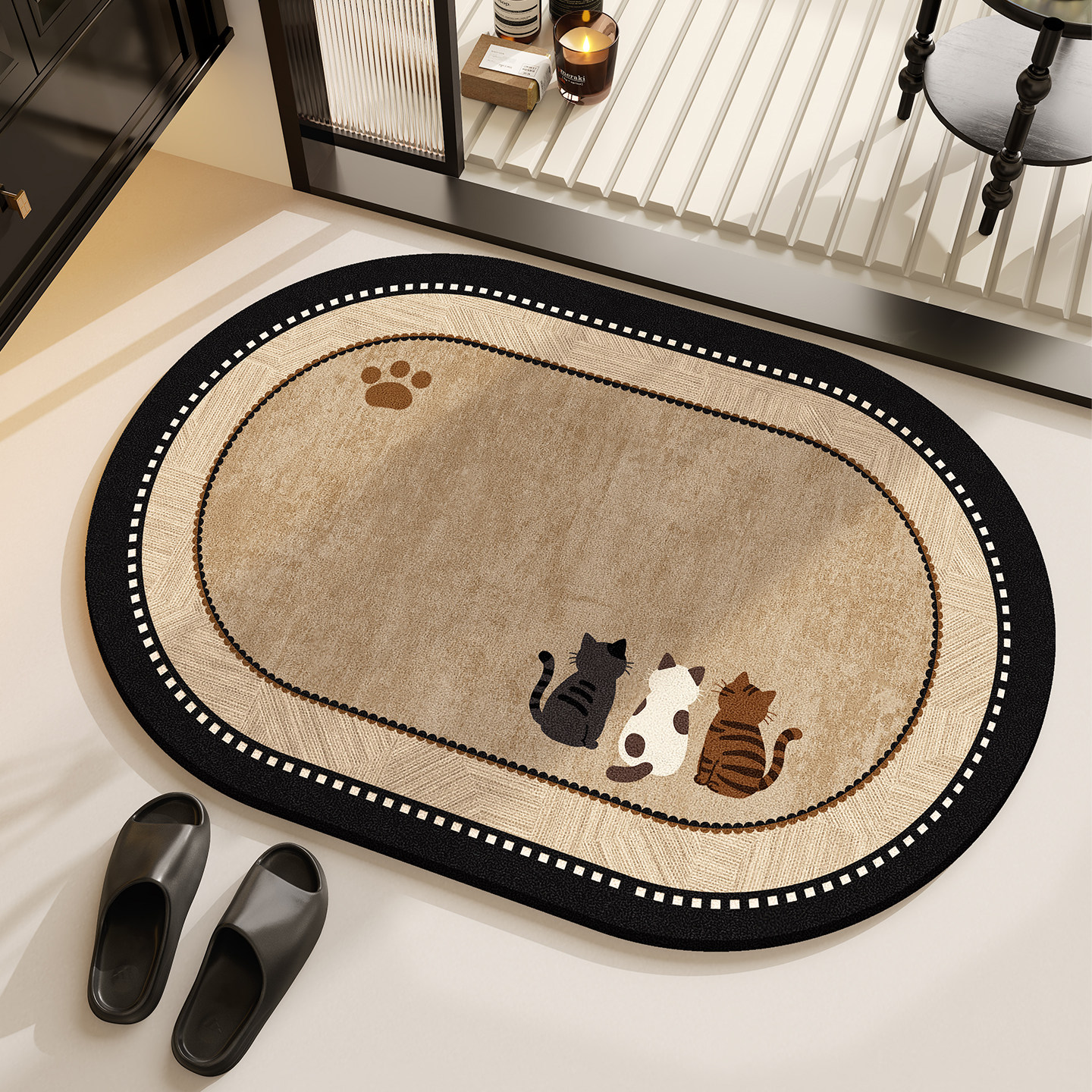 浴室地垫卫生间门口加厚软硅藻泥吸水垫门垫厕所卫浴地毯防滑脚垫,居家布艺,家用脚垫,淘宝优惠券,粉丝福利购,淘宝优惠卷