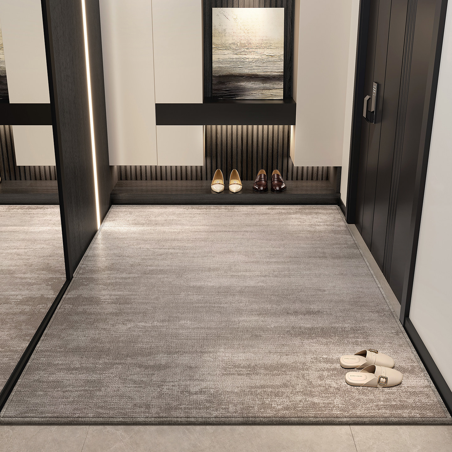 轻奢入户门地垫家用防滑入户门垫免洗可裁剪进门脚垫新款2026地毯,居家布艺,入户地垫,淘宝优惠券,粉丝福利购,淘宝优惠卷
