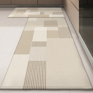 可定制厨房地垫防滑防油防水可擦免洗家用耐脏进门口脚垫长条地毯