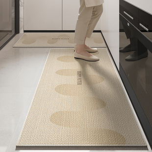 厨房专用长条地垫防滑防油吸水可擦免洗耐磨耐脏地毯家用脚垫子