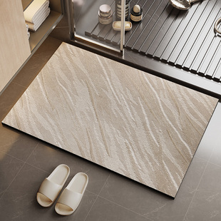 浴室地垫硅藻泥吸水垫卫生间门口防滑脚垫卫浴耐脏即干厕所洗手台