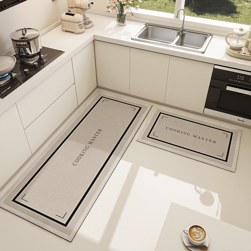 高级感厨房门地垫防水门口进门防滑脚垫地毯2024新款家用大门垫子