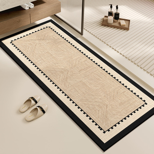 浴室吸水防滑地垫家用硅藻泥地毯卫生间门口脚垫洗手间进门脚踏垫