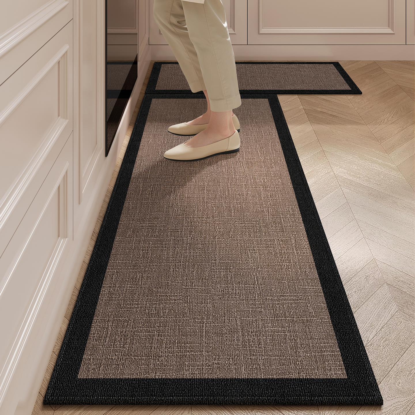 厨房地垫轻奢风加厚防滑