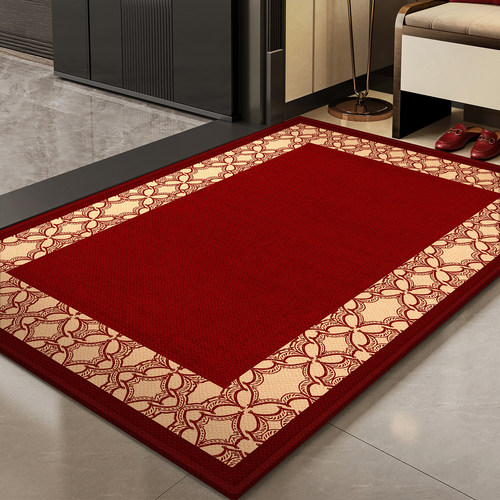 入户门地垫进门脚垫门口地毯家用红色高端门垫新房乔迁新款防滑垫