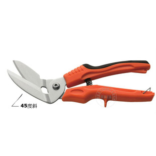 台湾FUJIYA富具亚F-910AA 强力浪板剪 10寸铁皮剪钳 45度斜剪刀