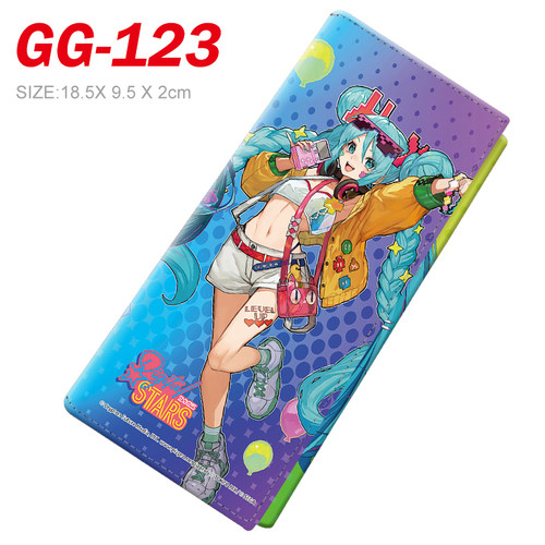 初音未来胆大党耿鬼动漫周边3D钱包学生二次元长款皮夹凹凸卡通
