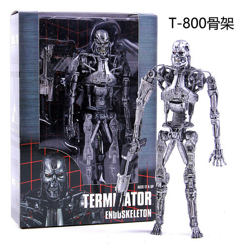 NECA 终结者 T800 骨架 未来战士 T1000机械 网红手办模型 盒装