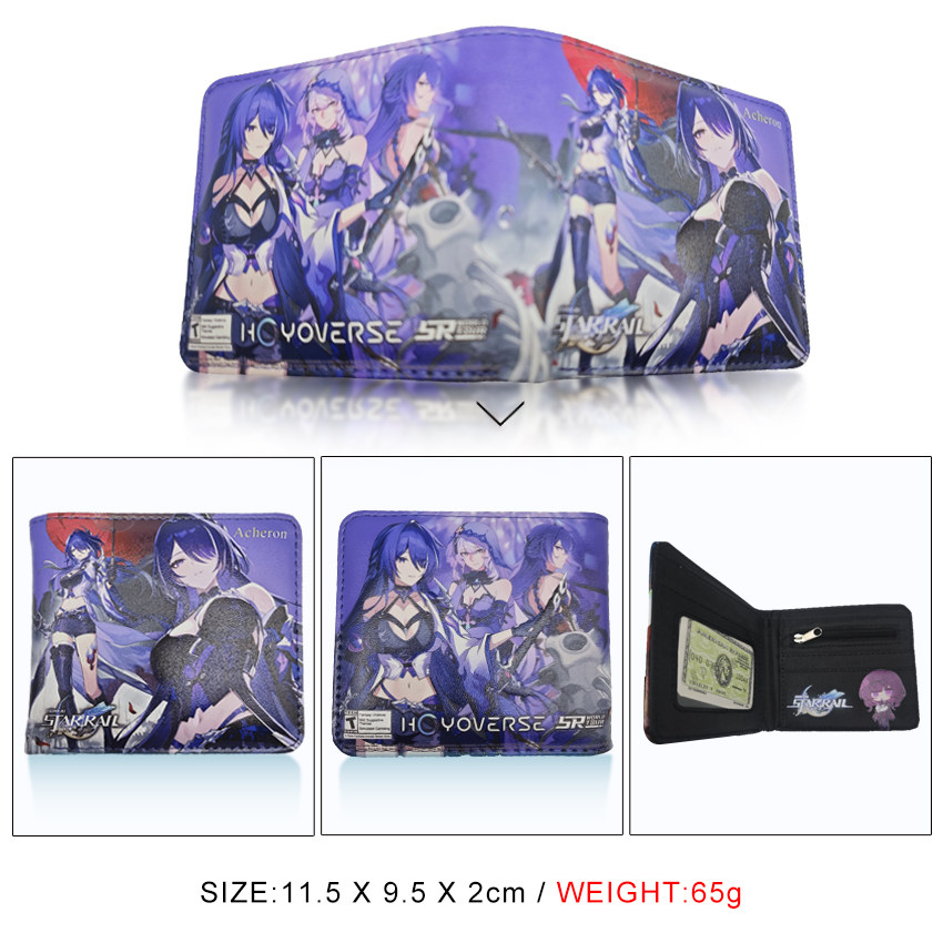 星穹铁道动漫周边二次元卡通可爱学生爆款网红同款3D动漫钱包