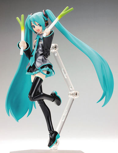 Azone初音未来虚拟歌手葱娘figma014关节可动手办礼物车载摆件
