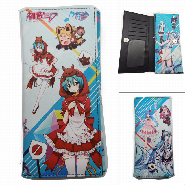初音未来周边学生礼物零钱包卡包证件包现货二次元动漫钱包卡套