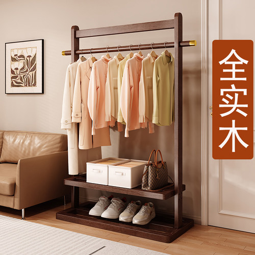 全实木衣帽架亏本促销