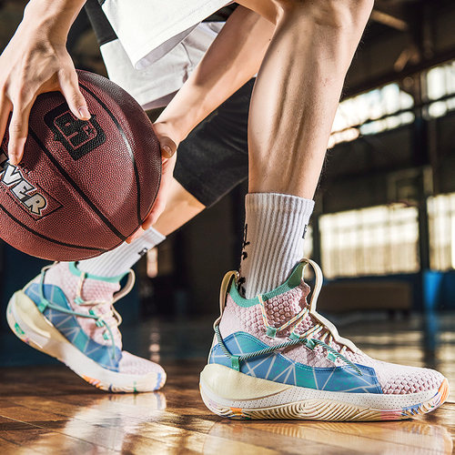 男高帮耐磨防滑实战运动鞋篮球鞋