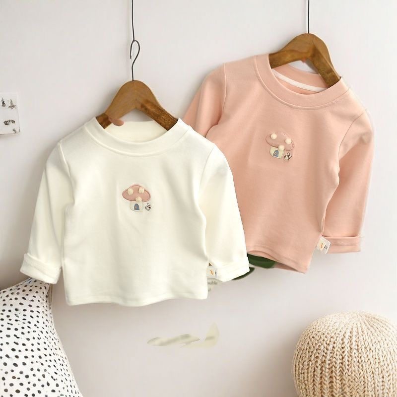 女童打底衫秋冬新款洋气儿童长袖t恤女宝宝上衣百搭秋季加绒可选,童装/婴儿装/亲子装,T恤,淘宝优惠券,粉丝福利购,淘宝优惠卷